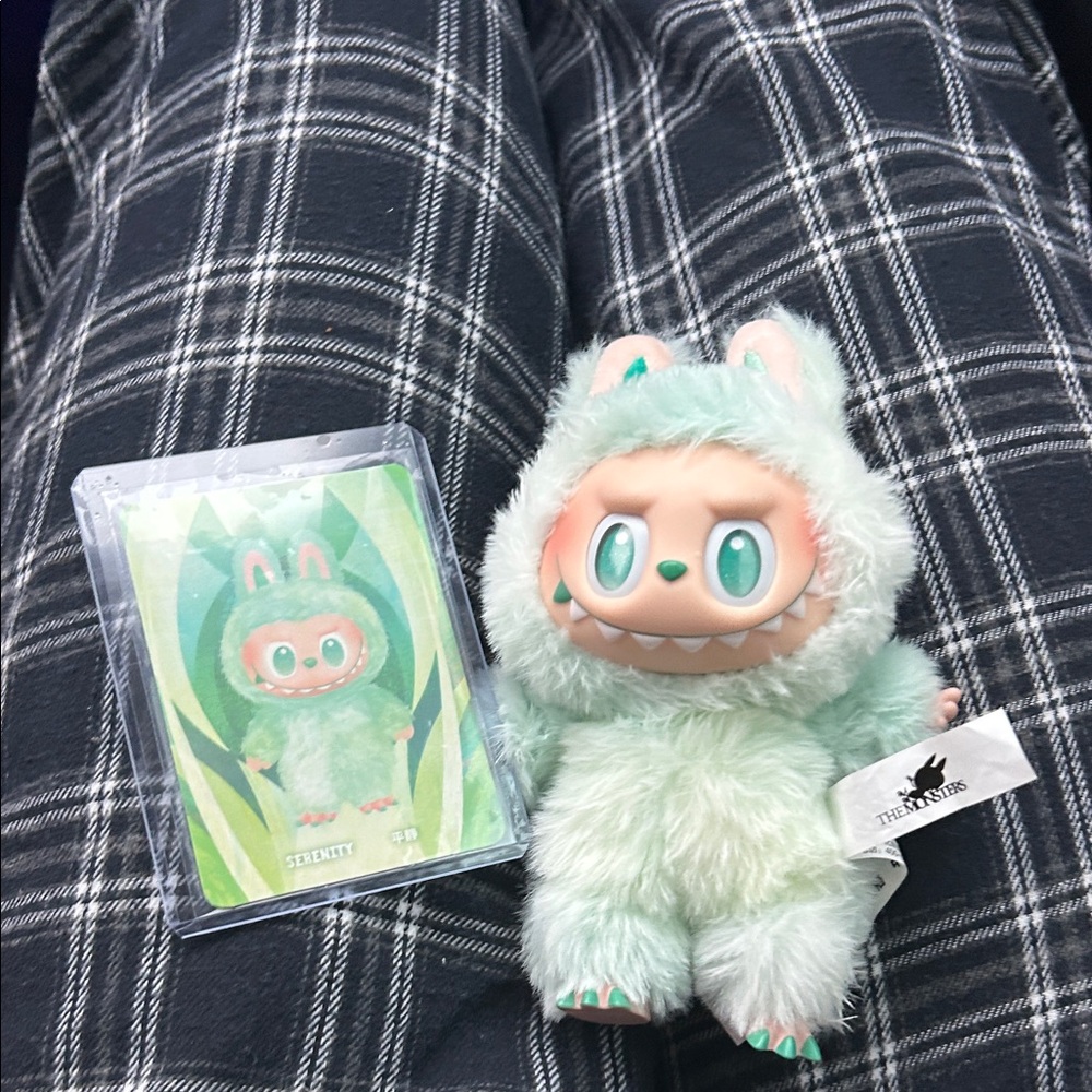 The Monsters Mint Green Plush Toy